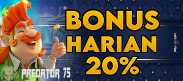 BONUS DEPOSIT HARIAN 20%